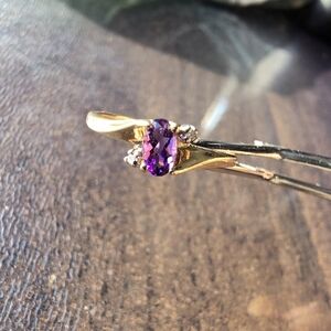 Amethyst Gemstone Ring